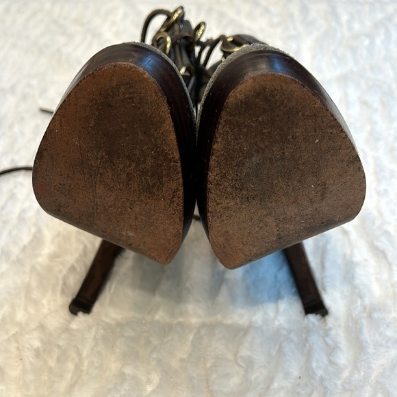 Tory Burch Gray and Brown Ankle Boots - Picture 4 of 13